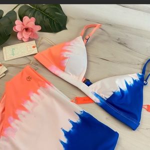 NWT Maaji high waisted tie dye bikini set, as L